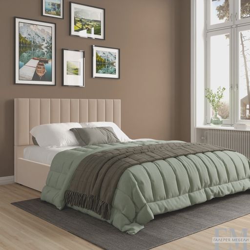 Кровать «Рица», крем